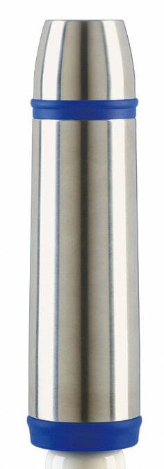 EMSA CAPTAIN Isolierflasche Edelstahl/blau 0,7 L-0