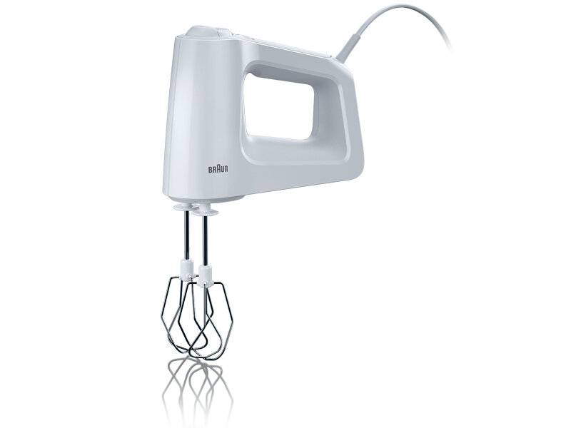 Braun MultiMix HM 3000 WH - Handmixer - Weiß - Edelstahl - 450 W-0