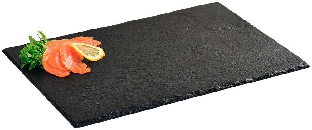 KESPER Buffet-Platte aus Schiefer, Maße: 40 x 30 cm-0
