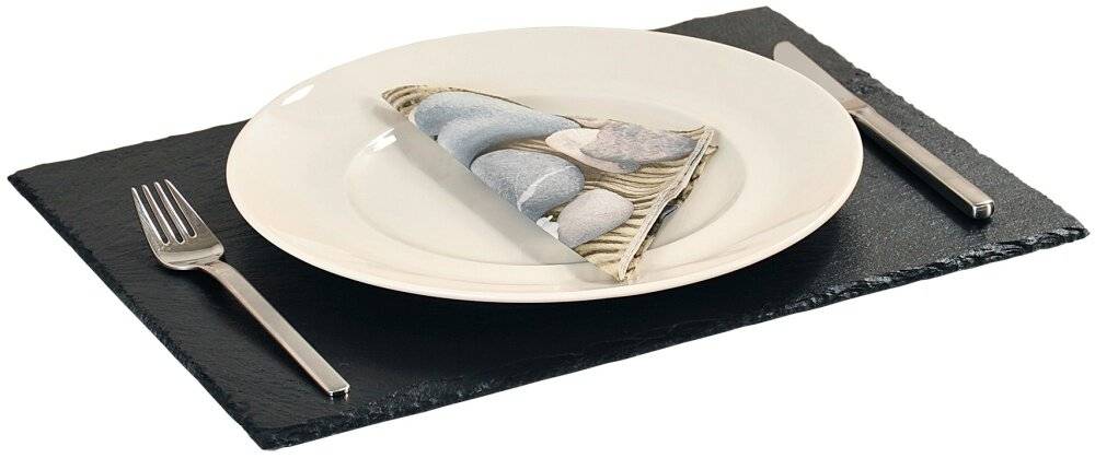 KESPER Buffet-Platte aus Schiefer, Maße: 40 x 30 cm-1