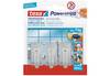 TESA Haken Powerstrips Small chrom 3 Stück, Indoor, Universalhaken, Silber, Kunststoff, 3 Stück(e)