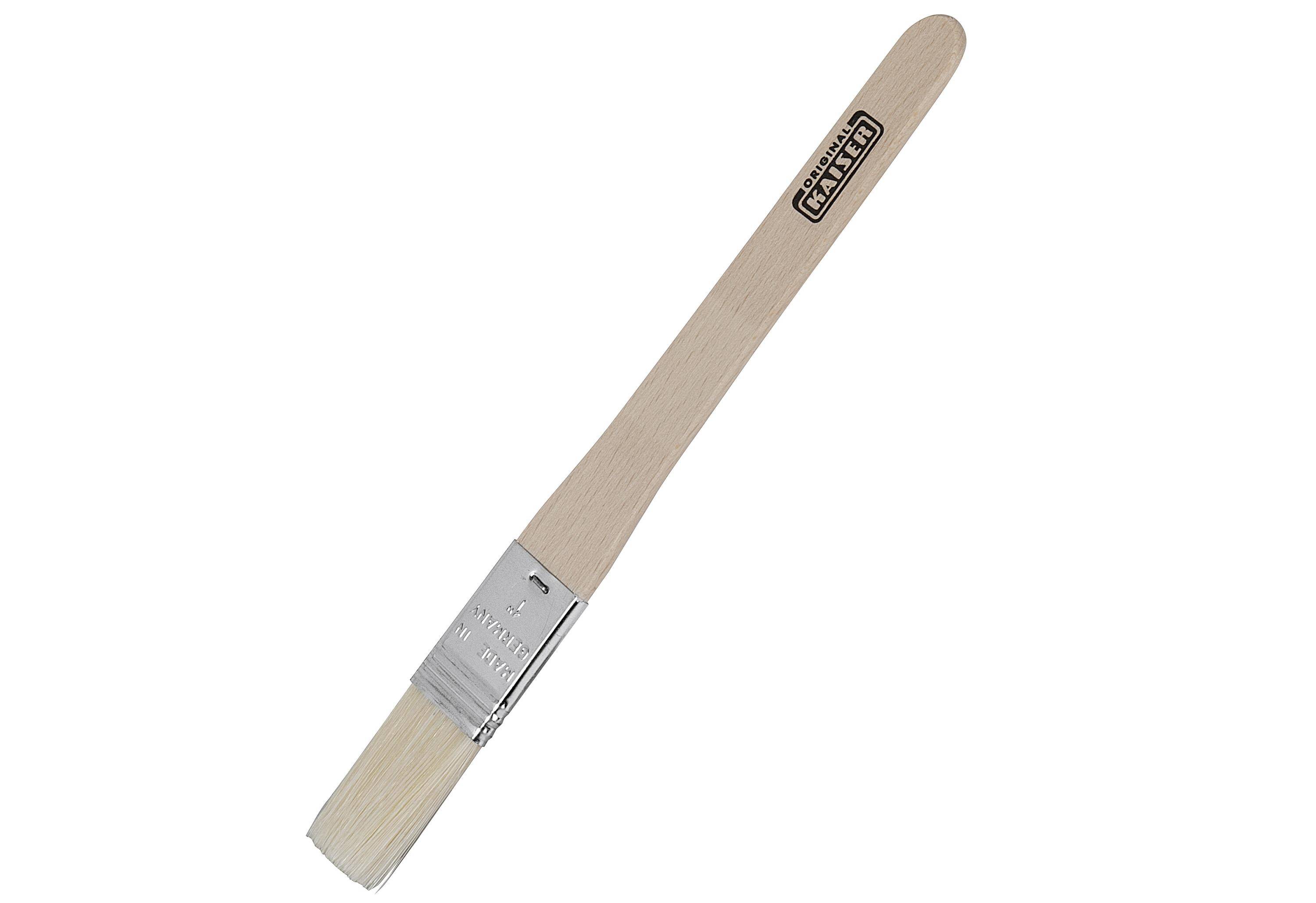 Kaiser Classic Holz-Backpinsel 21 x 2,5 cm, flexible Naturborsten, sichere-0