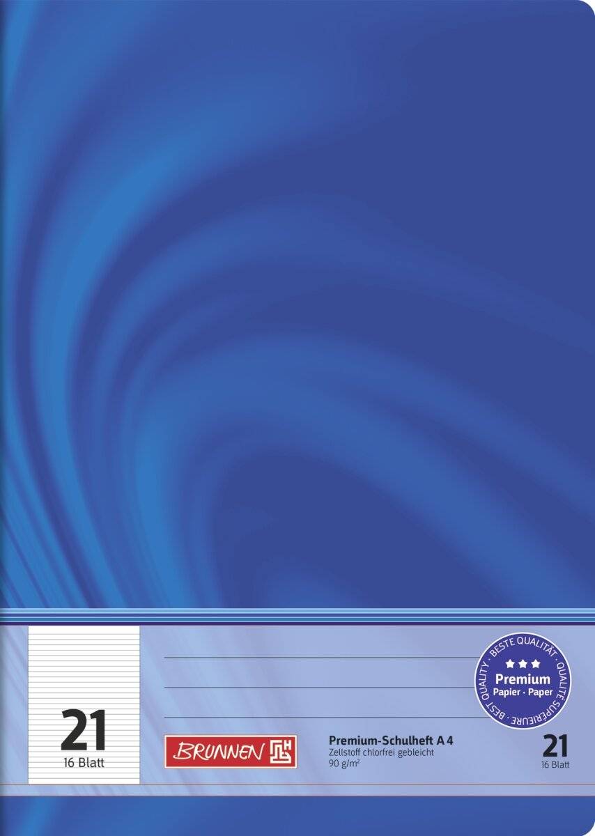 Schulheft Young Vivendi, A4, liniert, 30-linig, 21, 16 Blatt, Vivendi