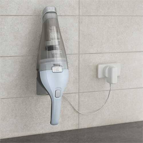 Black & Decker NVC215W - Trocken - Filterung - 882 l/min - Beutellos - 0,385 l - Blau - Grau-2