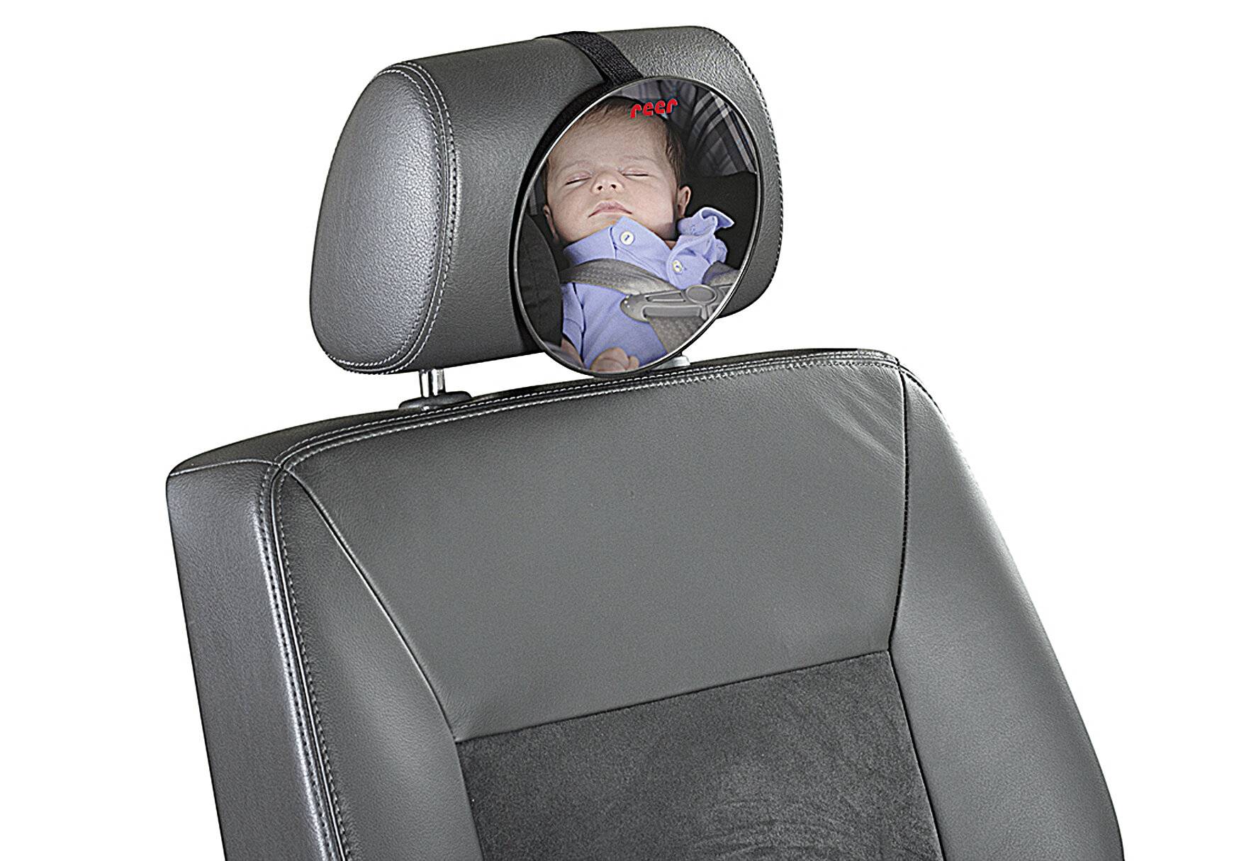 reer 8601 – Baby Rücksitzspiegel SafetyView für mehr Sicherheit im Auto, bruchsicher, ideal-9