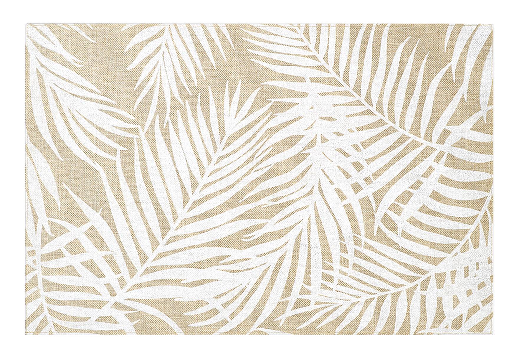 Zeller 27067 Platzset 'Palme', Polyleinen, weiß, ca. 45 x 30-0
