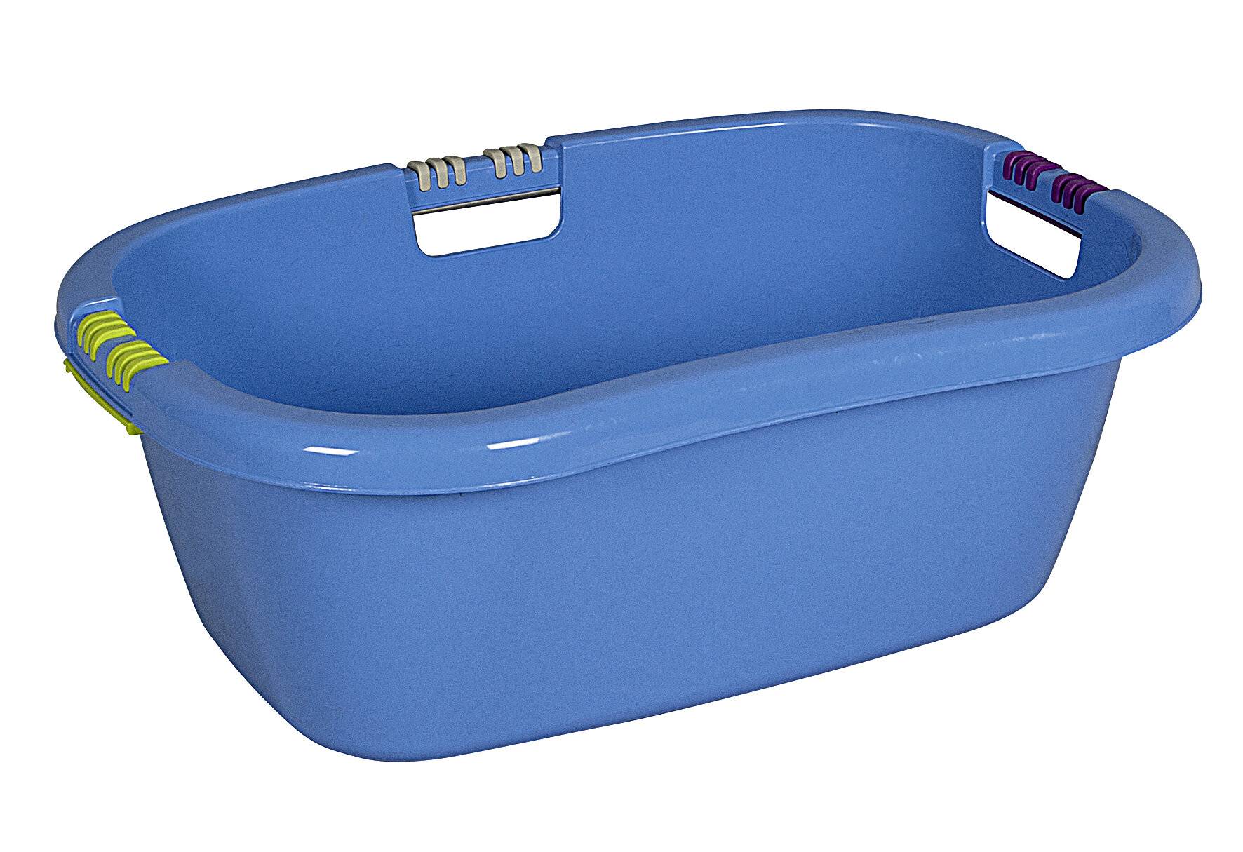 LOCKWEILER Wäschewanne Ergo mit Softgriff 65 l 65x45x25cm blau-1