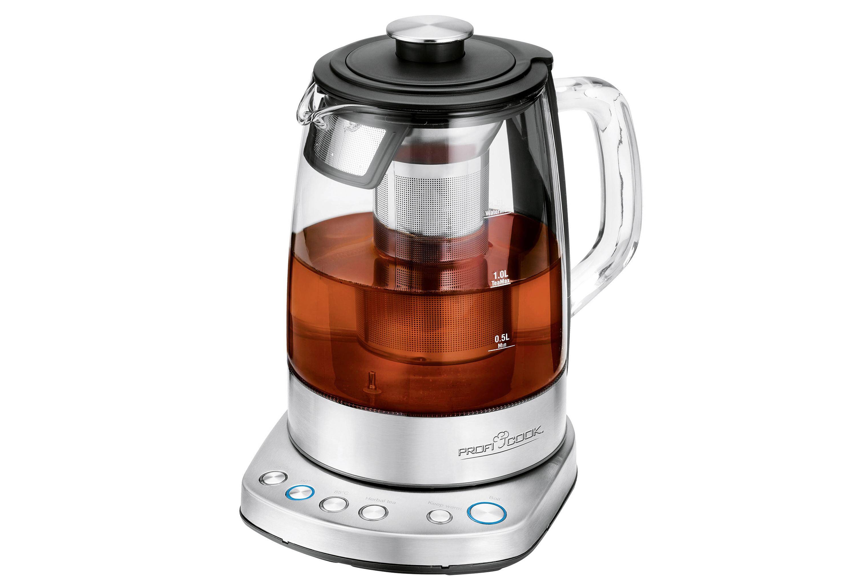 Profi Cook PC-WKS 1167 G Teebereiter Edelstahl, Glas-5