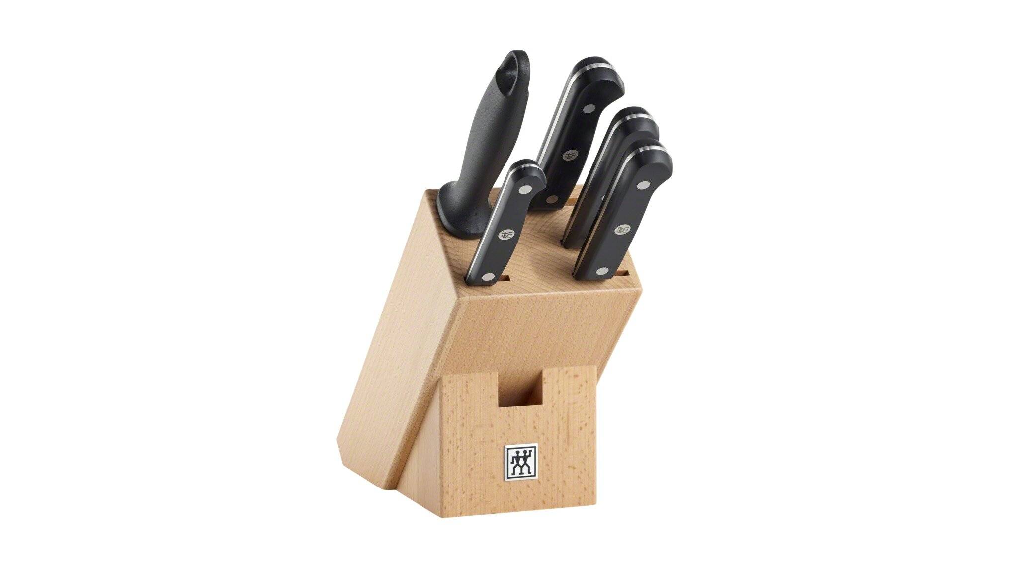 ZWILLING Gourmet, Messer-Block/Besteck-Set, Edelstahl, Kunststoff, Holz, Edelstahl, Schwarz-2