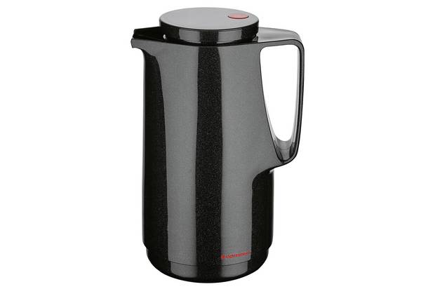 ROTPUNKT Isolierkanne 760" 1,0l in schwarz, Edelstahl, 20 x 10 x 10