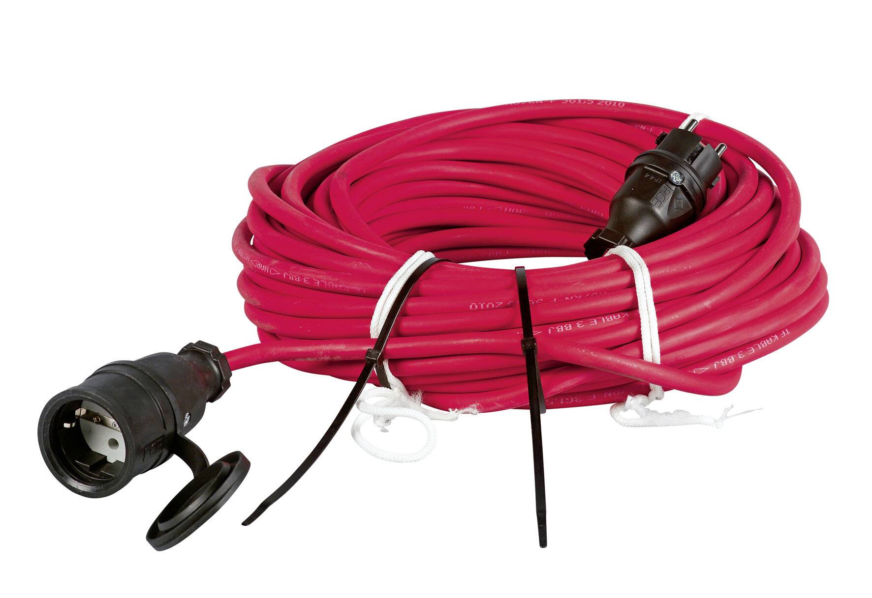 REV 0063269 Strom Verlängerungskabel 16 A Rot 25.00 m H07RN-F 3G 1,5 mm² Kältebeständig-1