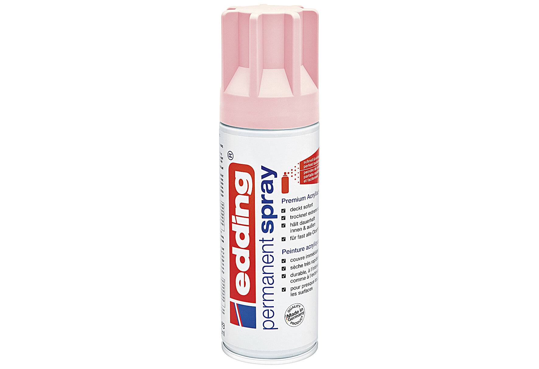 edding 5200 Permanent Spray - pastellrosa matt - 200 ml - Acryllack zum-0