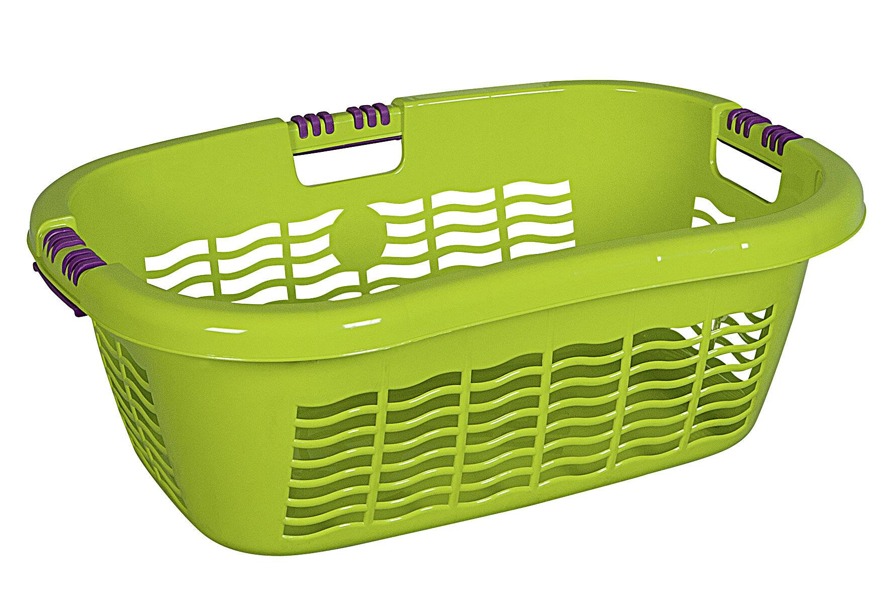 LOCKWEILER Wäschekorb Ergo mit Softgriff 28 l 65x45x25cm limone-0