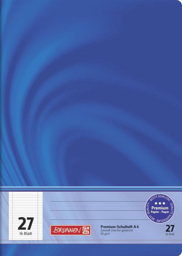 Schulheft Young Vivendi, A4, liniert, 30-linig, 27, 16 Blatt, Vivendi
