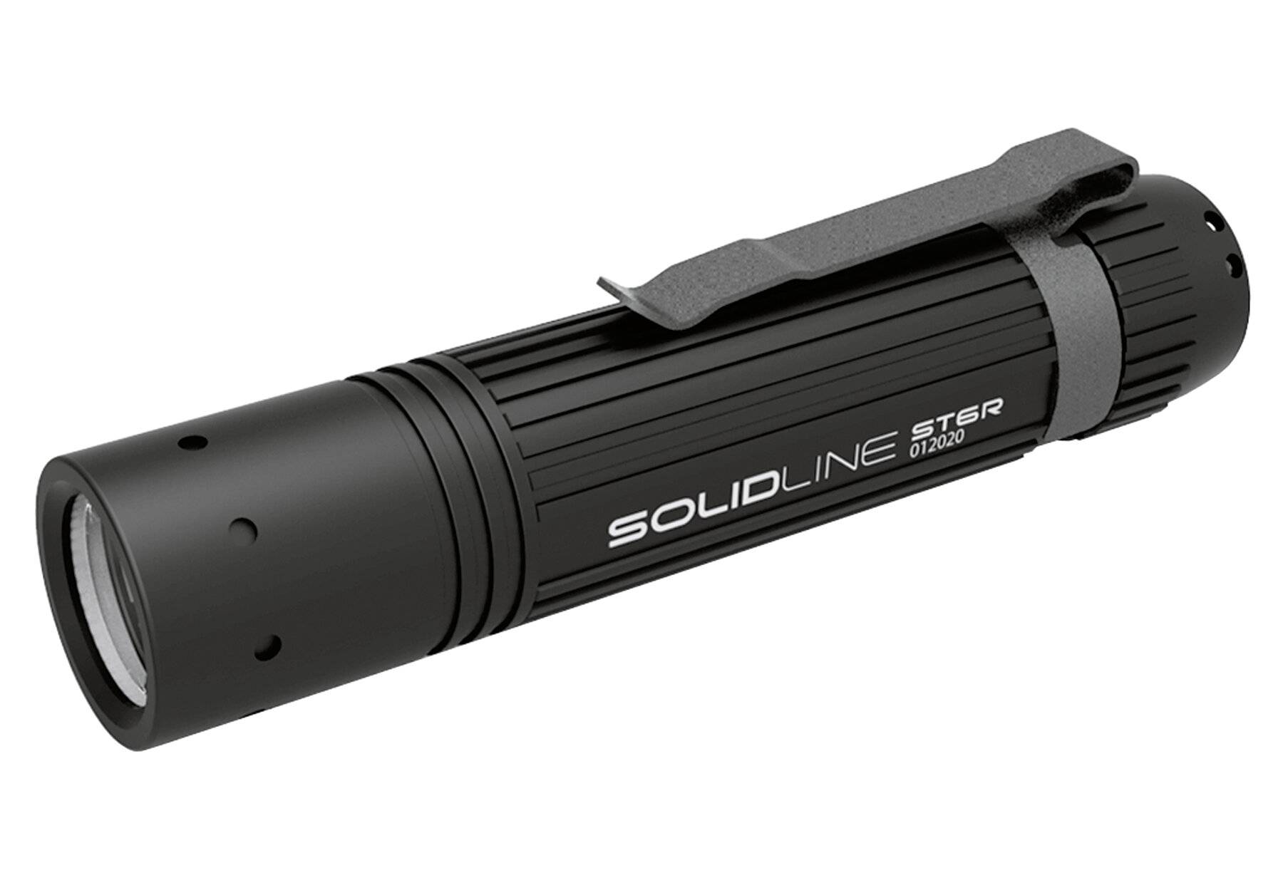Solidline ST6R LED Taschenlampe, Xtreme LED, fokussierbar, wiederaufladbar, mit Akku, 900-0