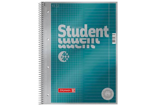 Brunnen 1067174 Notizblock / Collegeblock Student Premium Duo (Veredeltes