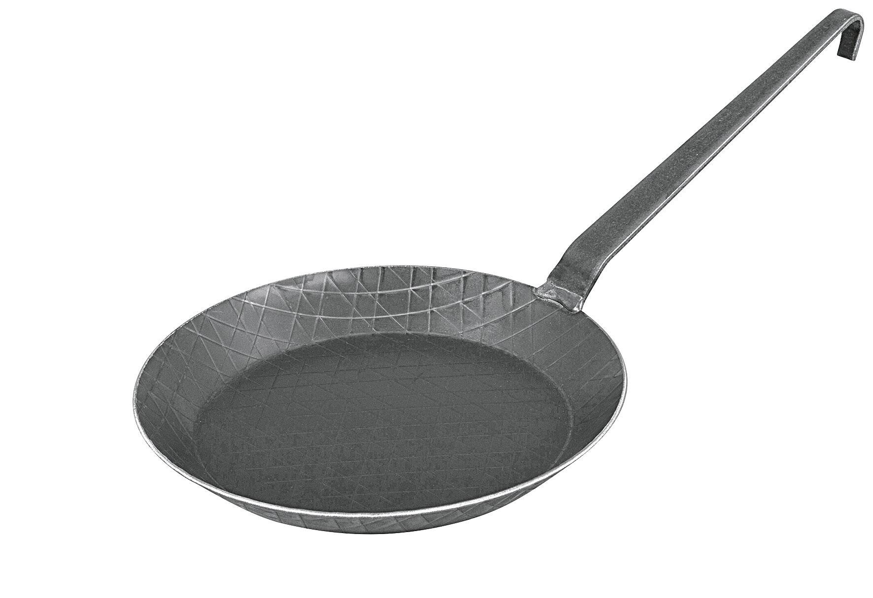 TURK Bratpfanne schmiedeeisern mit Hakenstiel Ø28cm schwarz-0