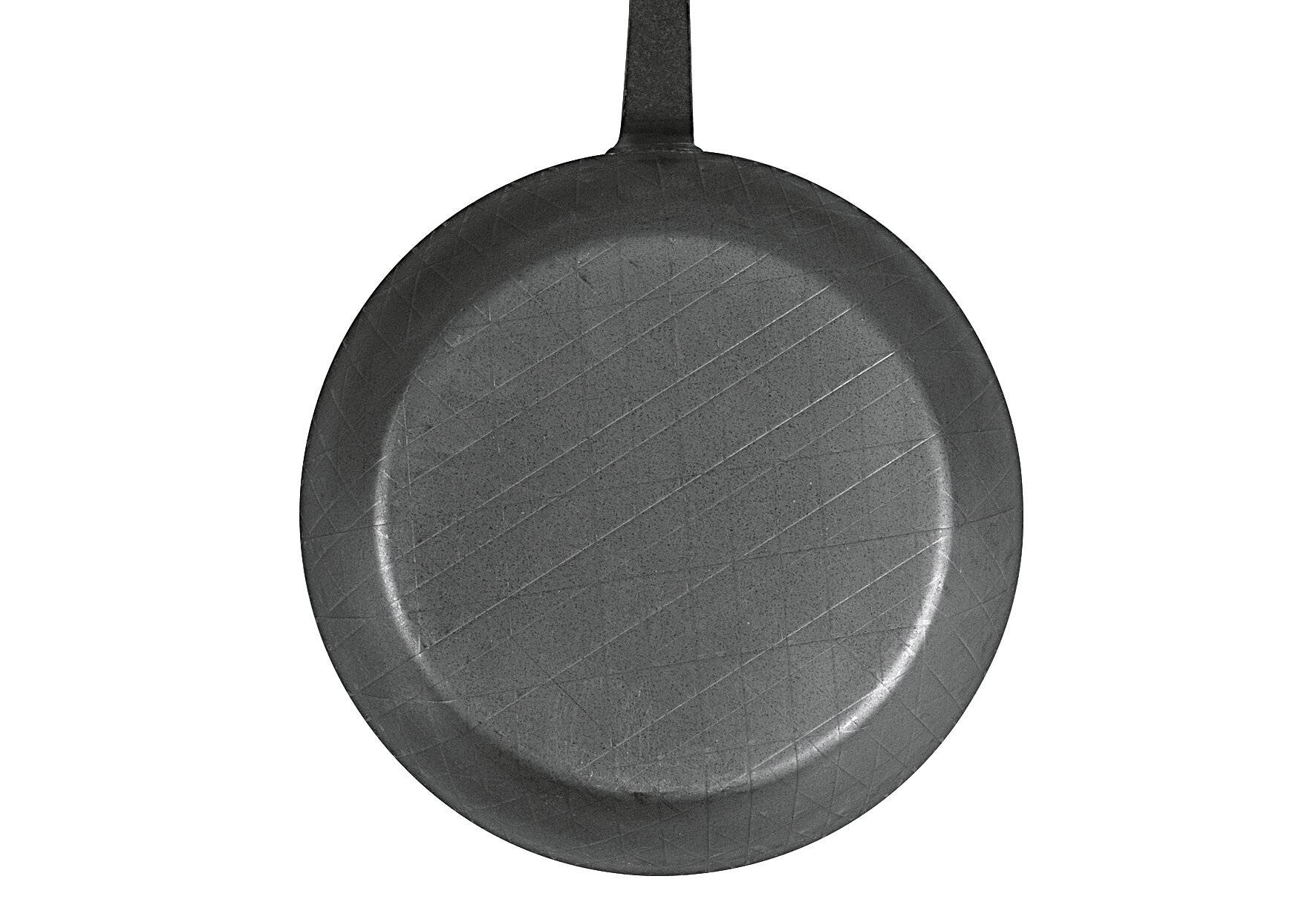 TURK Bratpfanne schmiedeeisern mit Hakenstiel Ø28cm schwarz-1