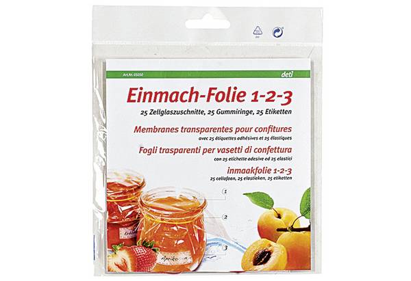 Weck Einmach - Folie Pack A 25 Stck