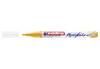 edding 5300 Acrylmarker fein - sonnen-gelb - 1 Acrylstift wasserfest - feine Rundspitze 1-2 mm