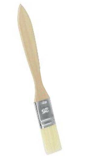 Back- und Grillpinsel Naturhaar 20 cm Holz braun-1