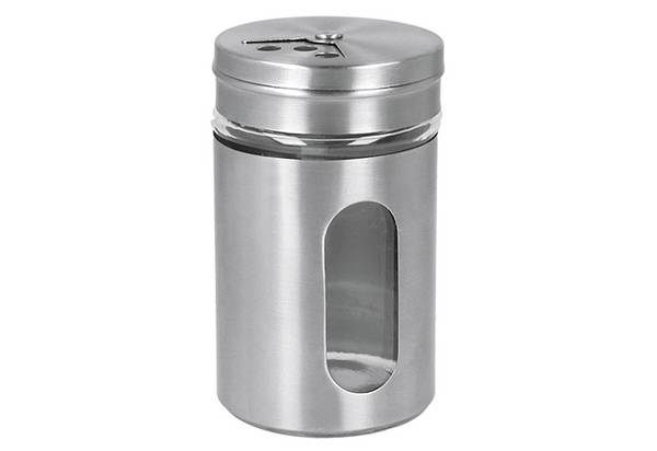 METALTEX Gewürzstreuer Glas/Edelstahl 5x8,2cm 100ml