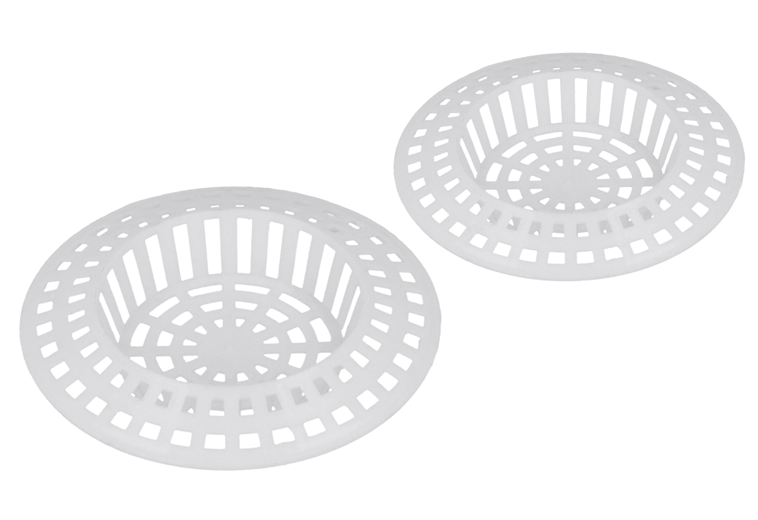 Metaltex 297545 Abflusssieb 2-er Set aus Kunststoff, 7