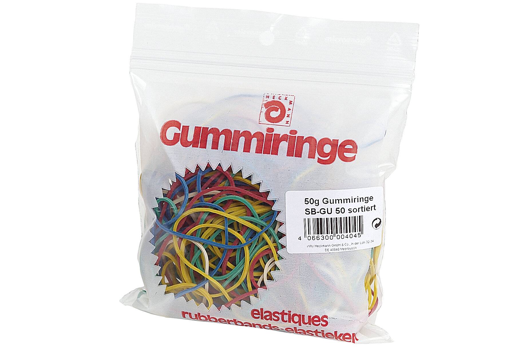 WIHEDÜ Gummiringe 50g farbig sortiert-0