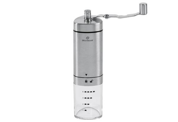 Westmark Hand-Kaffeemühle mit Keramikmahlwerk, Für bis zu 4 Tassen Kaffee, Mit