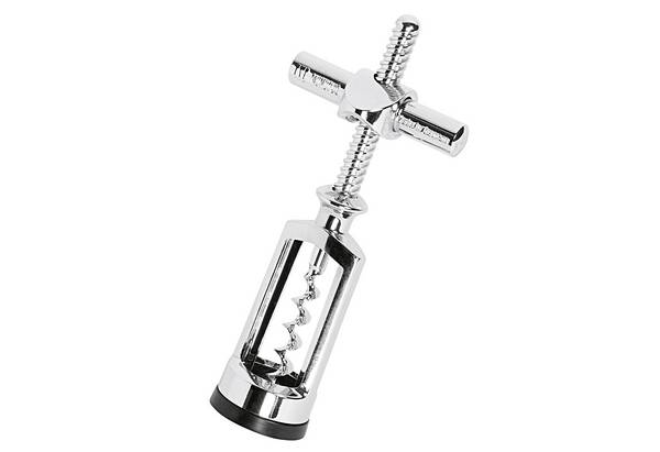 Westmark Glockenkorkenzieher mit Korkabstreifer, Monopol Edition,
