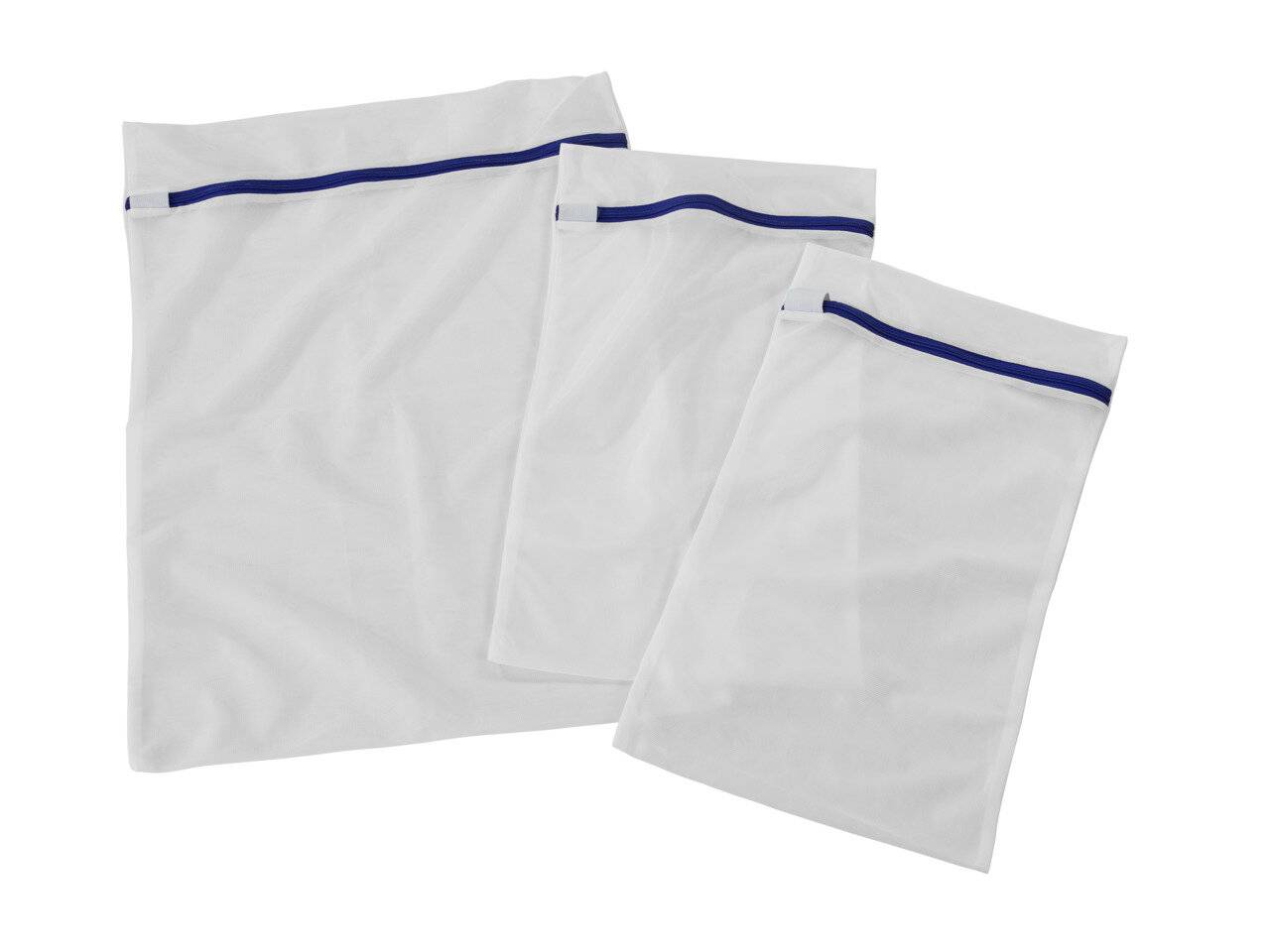 Leifheit Wäschenetz 3er Set, Wäschebeutel in zwei Größen für bis zu 2kg Wäsche,-0