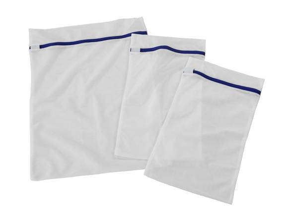 Leifheit Wäschenetz 3er Set, Wäschebeutel in zwei Größen für bis zu 2kg Wäsche,