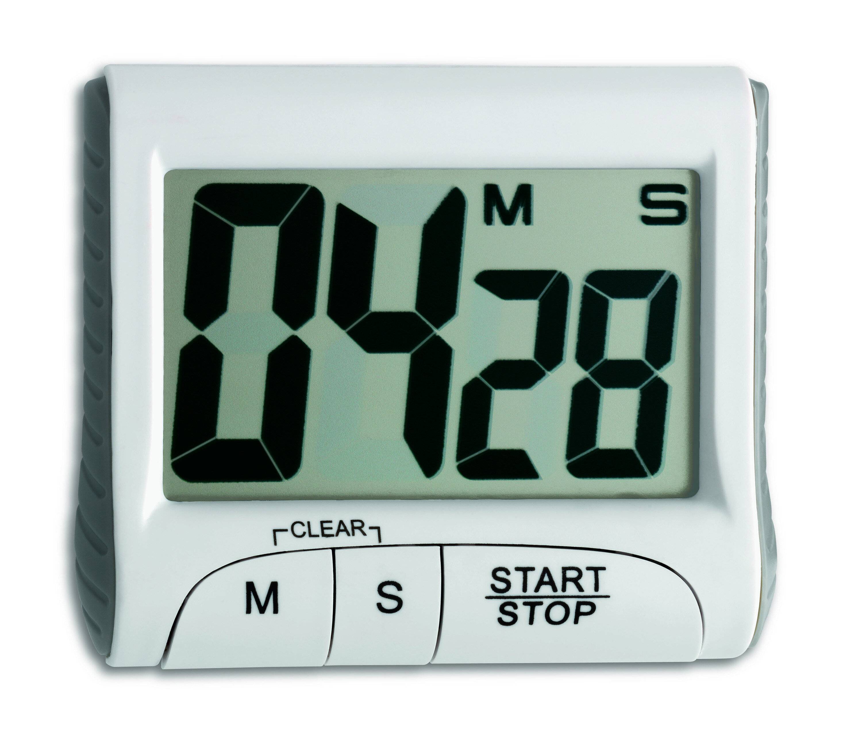 TFA-Dostmann 38.2021.02, Digitaler Küchentimer, Weiß, 99 min, Kunststoff, LCD, Magnetisch-2