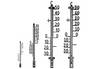 TFA-Dostmann 12.5002.01, Flüssigkeitsumgebungs-Thermometer, Outdoor, Analog, Metall, Wand, °C