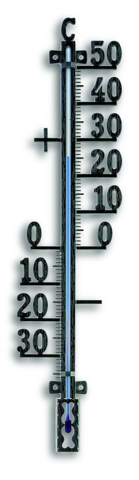 TFA-Dostmann 12.5002.01, Flüssigkeitsumgebungs-Thermometer, Outdoor, Analog, Metall, Wand, °C-2