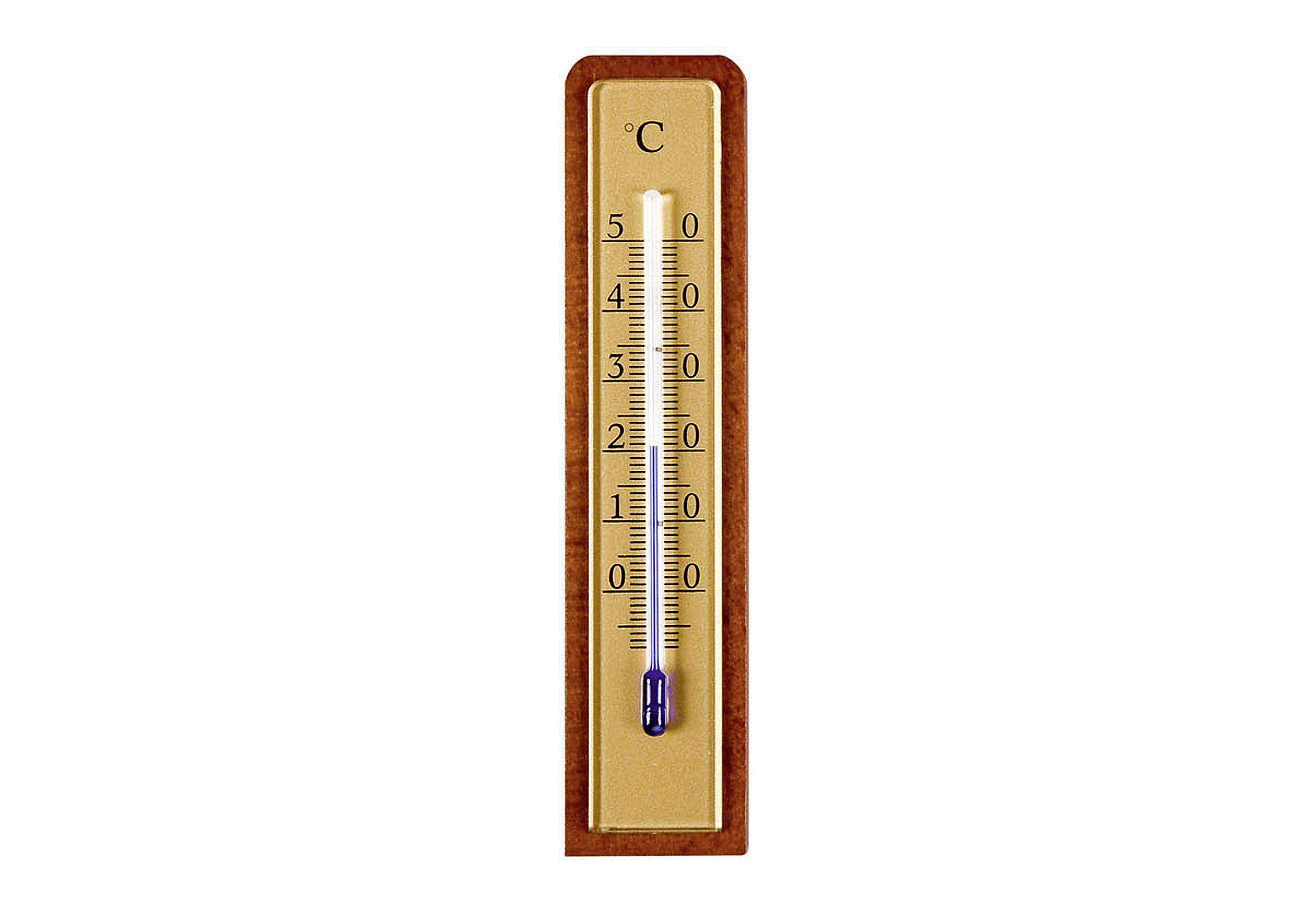 TFA Zimmer-Thermometer Nußbaum-0
