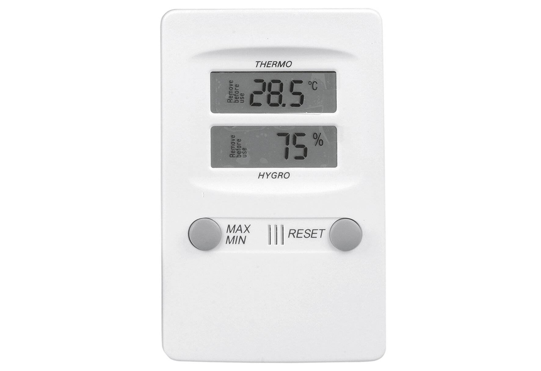 TFA Dostmann Digitales Thermo-Hygrometer, Innentemperatur und Luftfeuchtigkeit, Höchst- und