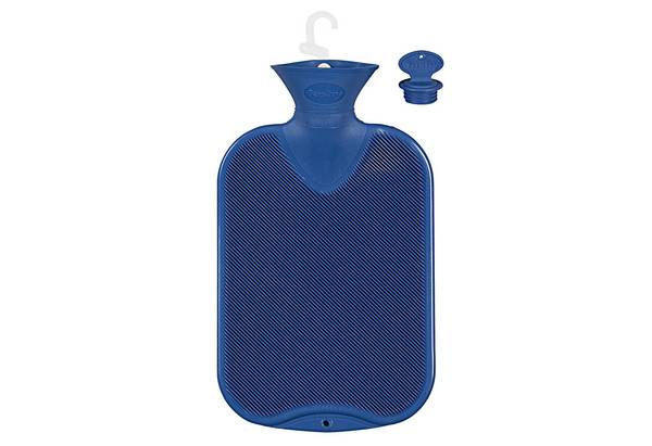 Fashy 6460 54 Wärmflasche Doppellamelle, 2 Liter,