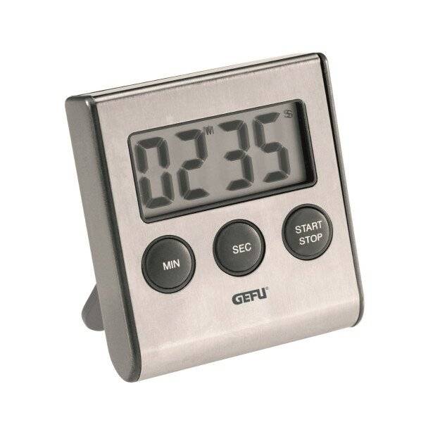 GEFU CONTARE Digital kitchen timer Black Stainless steel-3