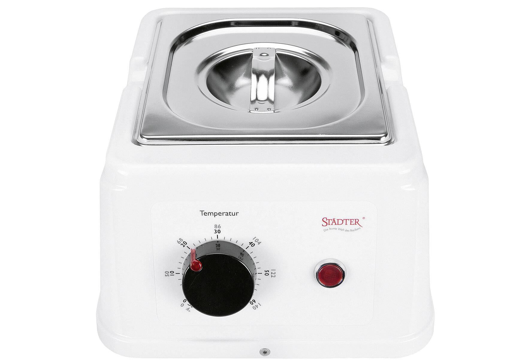 Städter Temperiergerät 23x26x13,5cm, Silber, Weiß, 60 °C, 1500 ml, Box, 230 mm, 260 mm-0