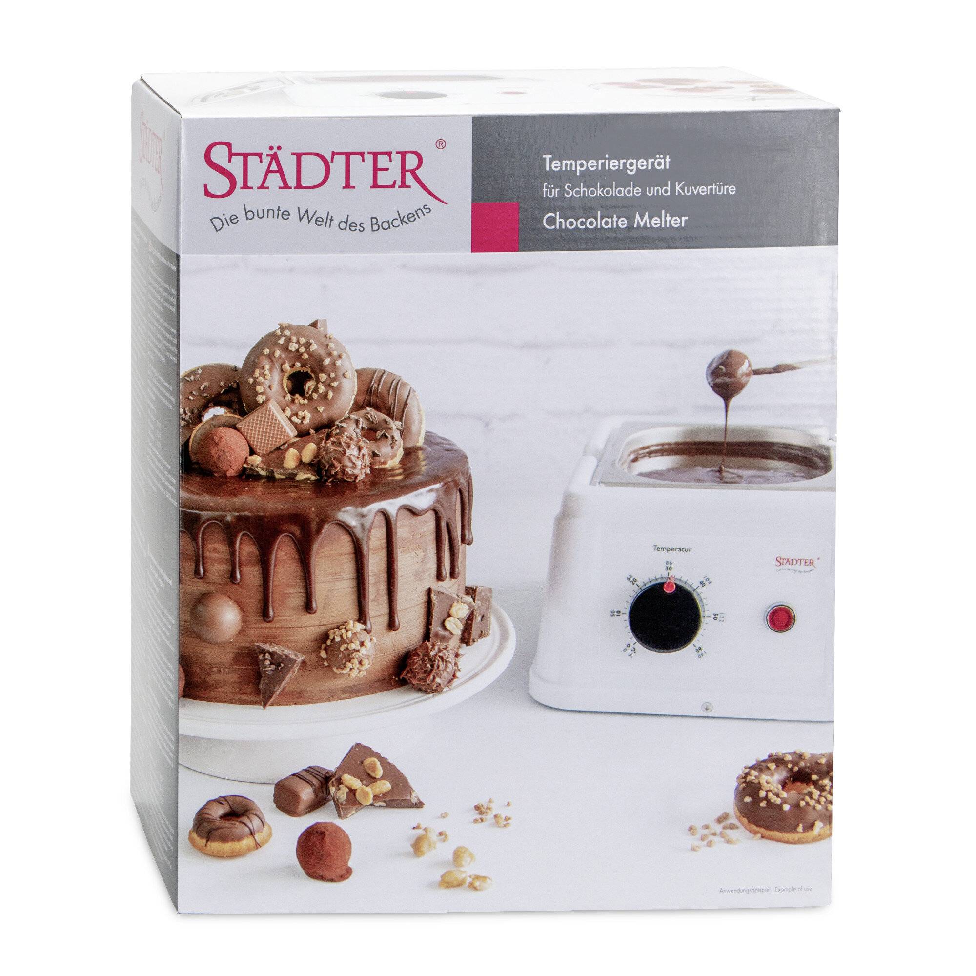 Städter Temperiergerät 23x26x13,5cm, Silber, Weiß, 60 °C, 1500 ml, Box, 230 mm, 260 mm-4