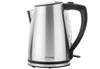 grossag Wasserkocher WK 45 1.2 Liter Edelstahl-Schwarz Abnehmbares Filtersieb 1650