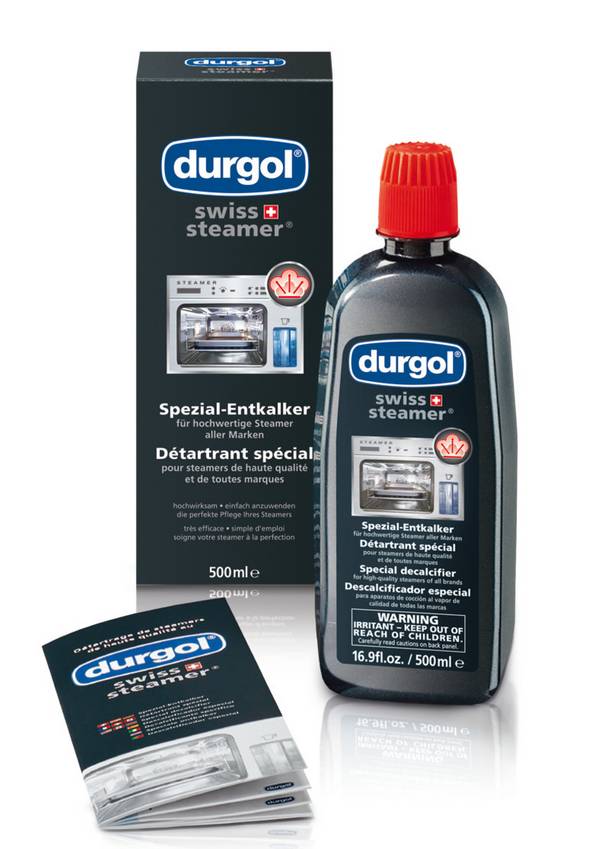 durgol swiss steamer Spezial-Entkalker – Kalkentferner für Steamer bzw. Dampfgarer aller