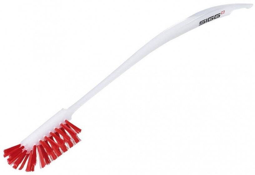Reinigungsbürste 13,5 cm Aluminium weiß/rot-1