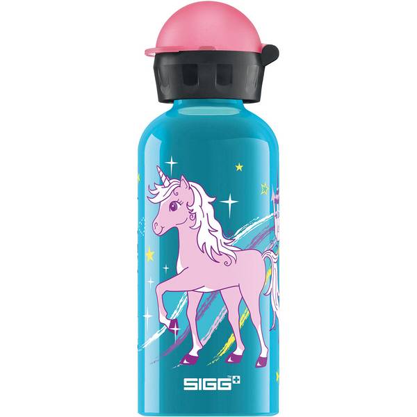 SIGG Bella Unicorn Kinder Trinkflasche (0.4 L), schadstofffreie Kinderflasche mit
