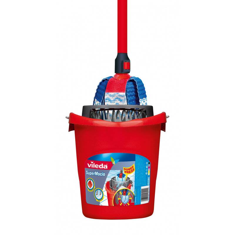 Vileda SuperMocio 3Action XL Wischmop mit Stiel – mit extra breiten-4