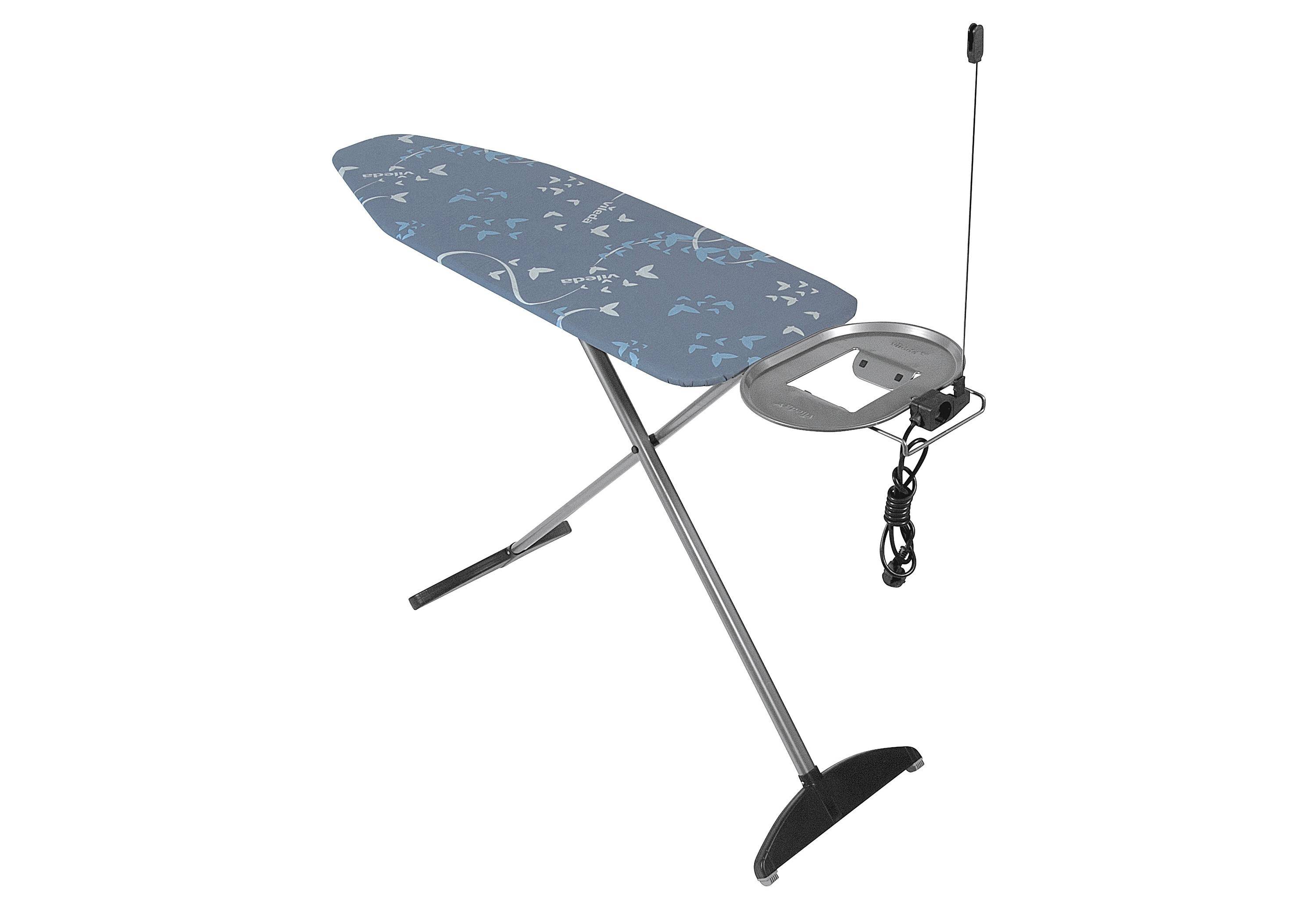 Vileda Total Reflect Plus Bügeltisch, große Bügelfläche von 130 x 44 cm. höhenverstellbar von