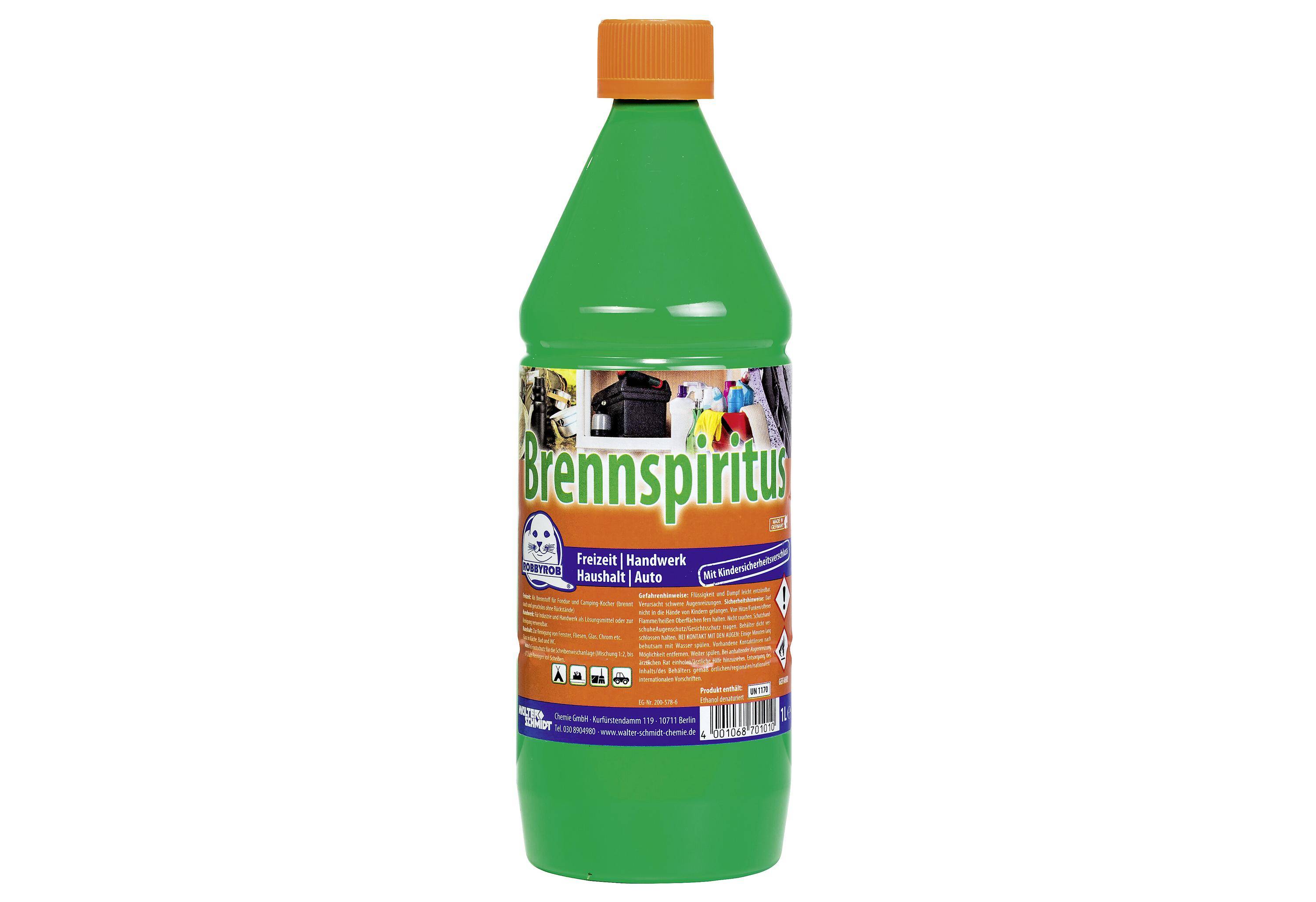 BasicNature Brennspiritus Brennstoffe grün 1-0