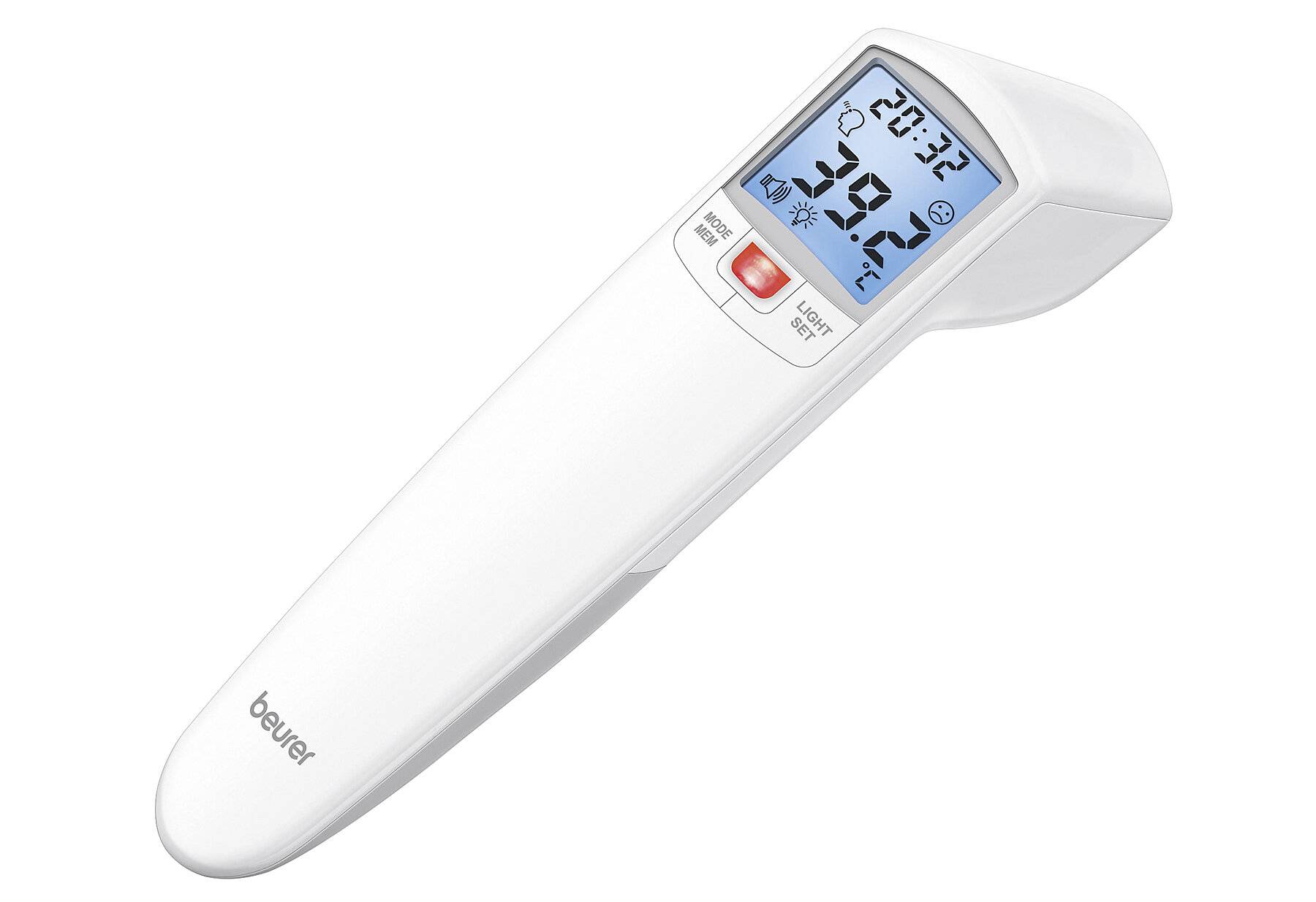 Beurer FT100 Fieberthermometer Mit Fieberalarm, Mit LED Beleuchtung, Berührungsloses messen-3