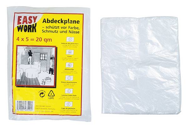 EW Malerabdeckfolie 4x5m